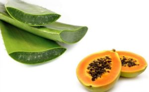 face pack with aloevera and papaya